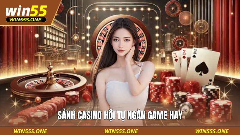 Sảnh casino hội tụ ngàn game hay