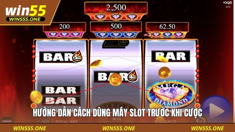 Hướng dẫn cách dùng máy slot trước khi cược