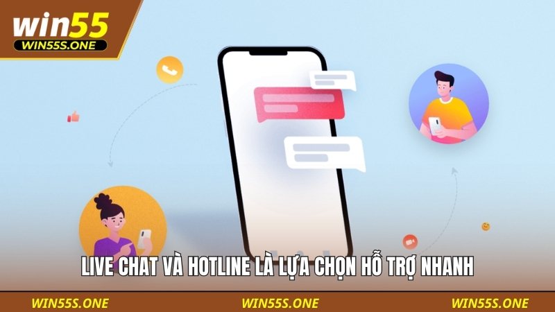 Live Chat và hotline là lựa chọn hỗ trợ nhanh