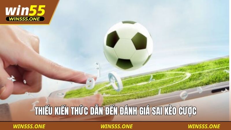 Thiếu kiến thức dẫn đến đánh giá sai kèo cược