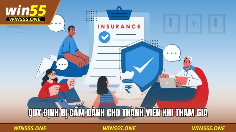 Quy định bị cấm dành cho thành viên khi tham gia