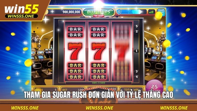 Tham gia Sugar Rush đơn giản với tỷ lệ thắng cao